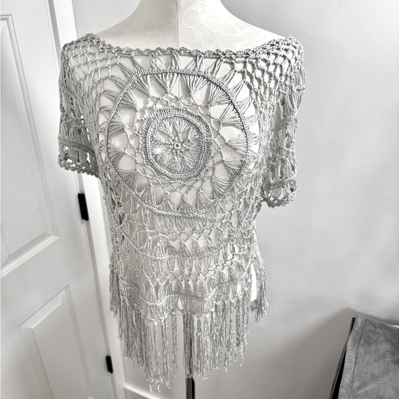 New POL Crochet Knit Top - Picture 2 of 5